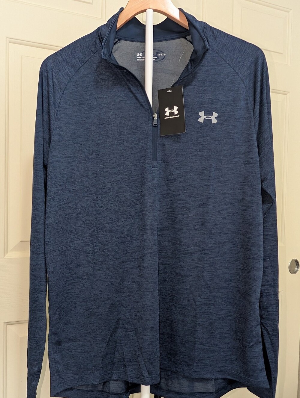 🏷️ NWT Under Armour Tech 2.0 1/2 Zip Pullover Mens Large🏷️